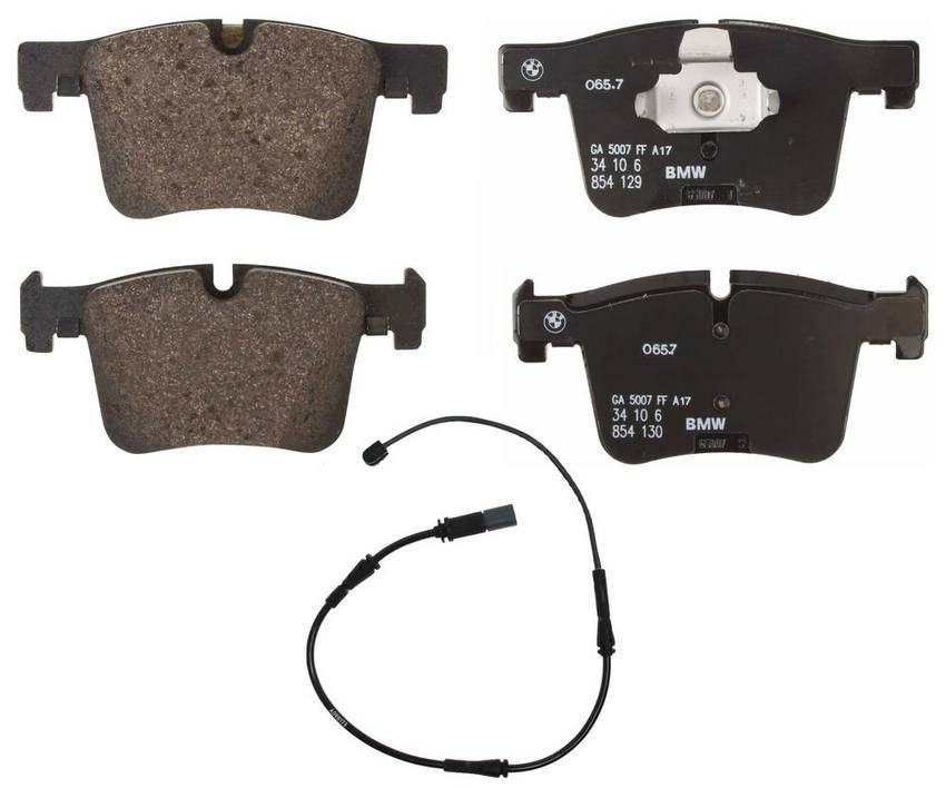 BMW Disc Brake Pad Set - Front (w/ Sensor)